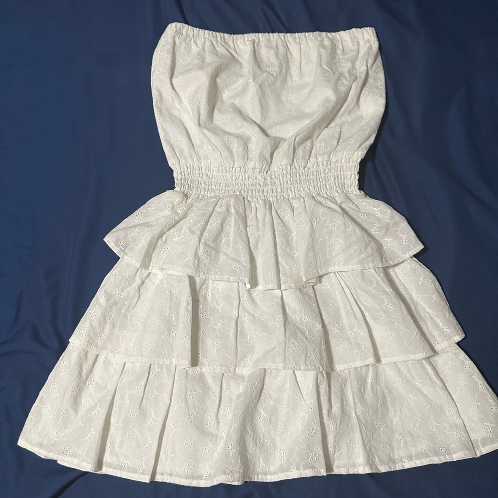 White micheal kids dress